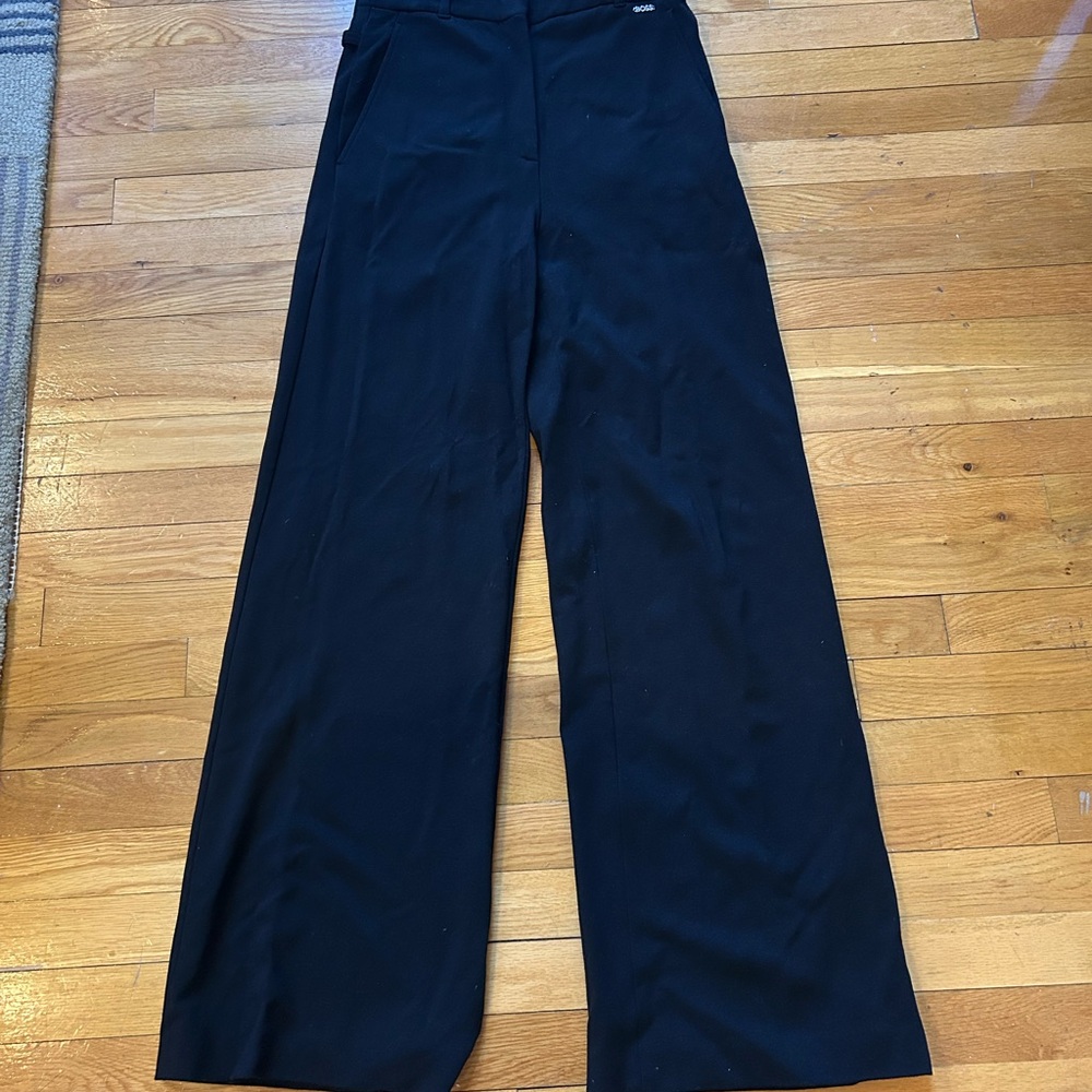 Elegant Black Wide-Leg Pants